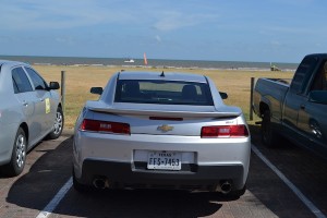 106-Camaroen ved stranden i Galveston