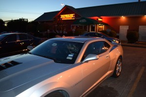 110-Camaroen ved Outback Steakhouse